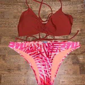 Aerie palm bottom bikini